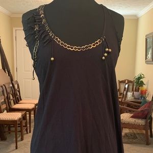 French Connection sz M black sleeveless dress